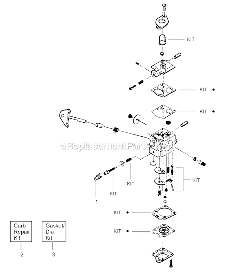 Page A Diagram and Parts List for PL200  Weed Eater Trimmer